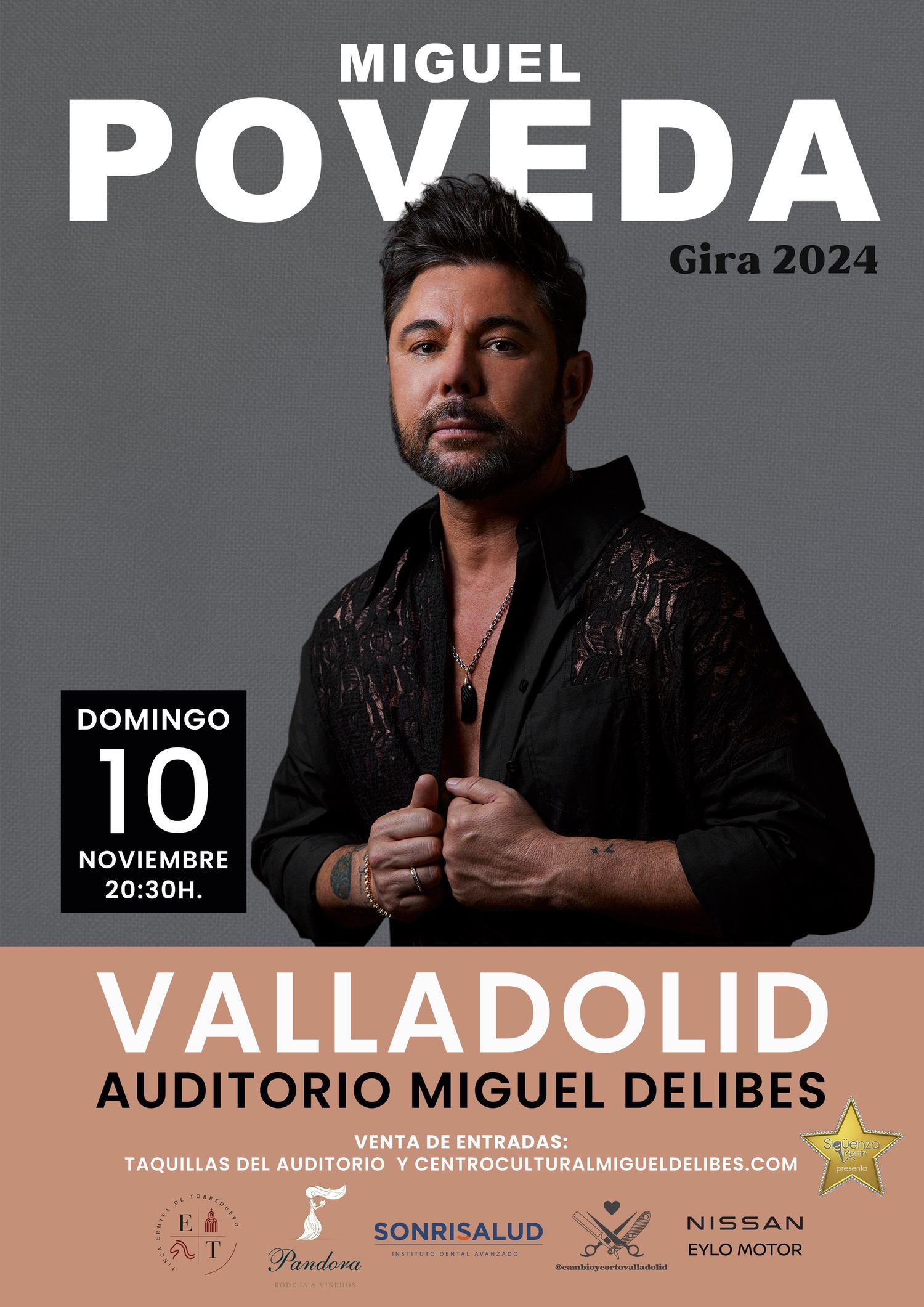 Miguel Poveda en Valladolid Gira 2024